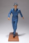 American Art Deco Shoe Advertising Character - Stylish Metal Figure